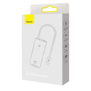 هاب 6 پورت باسئوس مدل WKQX050101 USB-C